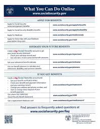 Social Security Administration What You Can Do Online Brantley County Family Connection Social Security How To Apply Benefit
