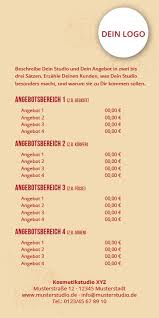Seit 10 jahren betreuen wir nun viele kosmetikstudios und kosmetiksalons und wissen ganz genau, worauf es bei der gestaltung und kundenansprache ankommt. Preisliste Kosmetikstudio Vorlage Preiskalkulation Preise Klug Kalkulieren Excel Tool Auf Jeder Weiterbildung Kommt Das Thema Ipol Jusino