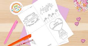 Click a printable valentines cards coloring pages image below. Valentine Coloring Cards Free Valentine S Day Printable