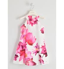 Reso facile e gratuito, pagamenti sicuri e consegna in 48 h! Raffinato Abito Cerimonia In Tessuto Jacquard Stampato All Over Con Motivo Maxi Floreale Per Bambina Da 6 A 16 Anni Sarabanda Miniconf Shop