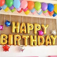 Whether you are throwing a party to commemorate a 60th birthday party for a loved one or for yourself, you'll want to decorate the event space mae is also an avid gardener, decorator and craft maker. Party Propz Solid Happy Birthday Decoration Foil Balloon Set Of 1 Birthday Party Supplies Balloon Balloon Flipkart Com