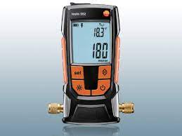 Activate the oxygen gas detector by pressing the power button or flipping the switch. The Leak Detector For Mandatory Testing Testo Inc