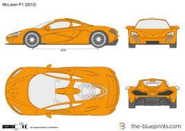 Mclaren P1 Mclaren P1 Mclaren Car Drawings