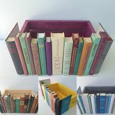 This Box Brings So Much Personality And Color Into The Room We Love The Book Titles The Fonts And The Complementary Color Diy Storage Home Diy Hidden Storage