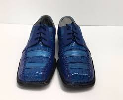 Boys 039 Royal Amp Powder Blue Dress Shoes Hugo Vitelli Us Size 3 5 Man Made Material Ebay Blue Dress Shoes Powder Blue Dress Dress Shoes