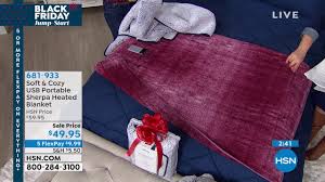 In the cold winter gives the customers the feeling of the warm spring. Soft Cozy Usb Portable Sherpa Heated Blanket Youtube