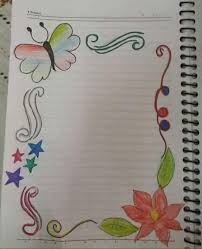 Instrucciones para crear los mejores diseños con las plantillas de canva. Caratulas Paper Art Design Colorful Borders Design Page Borders Design