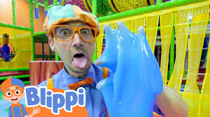 Blippi Learns the 5 Senses at a Play Place
