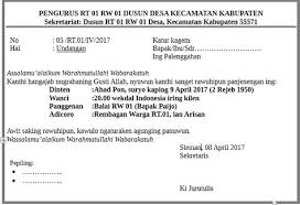 Tidak perlu mengucapkan banyak hal. Contoh Undangan Arisan Shefalitayal
