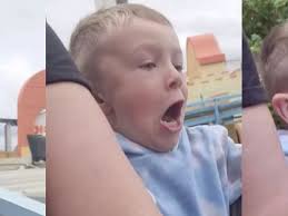 Adorable five-year-old Scot's uncontrollable excitement