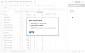 Locking specific cells · step 1: How To Protect Sheets Lock Cells In Google Sheets