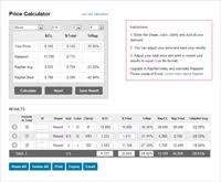 Diamond Prices Calculator Features