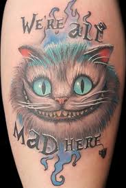 The cheshire cat first saw the light, in literary terms, as far back as 1865. Cat Tattoo Tattoos Nature Animal Cat Cheshire Cat