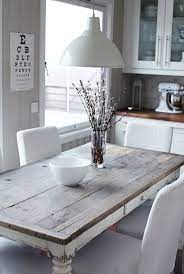 To add the rustic look, edges are weathered. Pin By Victoria Park On H O M E Rustic Kitchen Tables Dining Room Small Rustic Dining Table