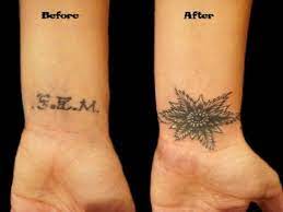 How To Cover Up Your Old Tattoo With A New Tattoo Design Wrist Tattoo Cover Up Cover Up Tattoos Up Tattoos