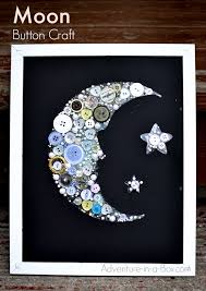 Make A Button Moon Collage