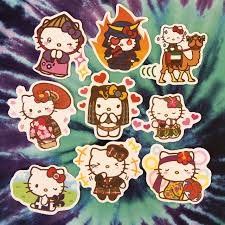 Check out our hello kitty stickers selection for the very best in unique or. Collection Of Hello Kitty Stickers Cultural Global Depop