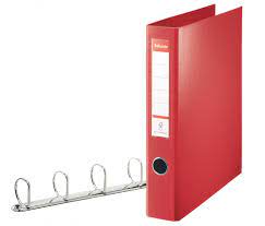 Office Supplies - ESSELTE 4D RBNDR A4 40MM RED 82403
