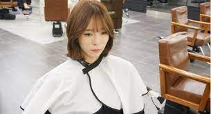 Korea Korean Trending Hot Hairstyle For Girls Women Short Hair C Curled Perm See Through Bangs Kpop Idol F Short Hair Styles Korean Short Hair Korean Hairstyle