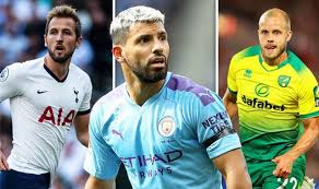 List of top goal scorers by season. Premier League Top Scorers Aguero Leads Chelsea Norwich Arsenal And Liverpool Stars Football Sport Express Co Uk