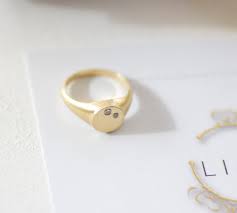 Vintage gold shield signet baby ring $155.00. Special Offer Diamond Signet Ring Womens Up To 75 Off