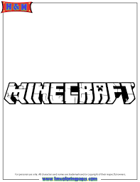 Minecraft Logo Coloring Page Hm Coloring Pages Minecraft Logo Minecraft Coloring Pages Coloring Pages