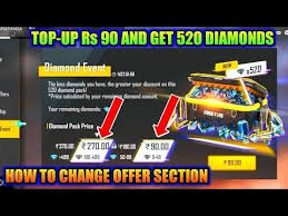 Free fire pc is a battle royale game developed by 111dots studio and published by garena. Top Up Rs 90 And Get 520 Diamonds Free Fire Top Up Event Full Details Youtube In 2020 Diamond Free Event Fire