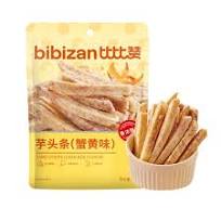 Deep fried taro sticks coated with crab roe flavor savory snack  packaged【Crab Roe Flavor】100g