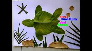 Simponikehidupan.blogspot.com imej lukisan kertas tempel yang menghasilkan keunikan sendiri ini. Cara Membuat Hiasan Kura Kura Dari Daun Youtube