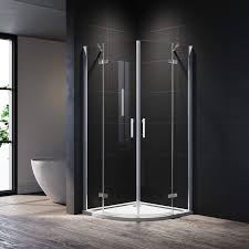 A can dispenser conveniently keeps soda in the door while additional door shelves provide space for other frequently used items. Elegant Frameless Curved Shower Enclosure Quadrant Cubicle Hinge Doors 6mm Tempered Glass Nano Coating Easy To Clean 900x900mm Elegantshowers