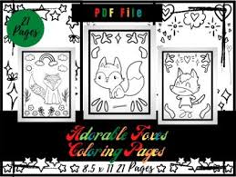 Fox in socks coloring pages. Fox Coloring Worksheets Teaching Resources Teachers Pay Teachers