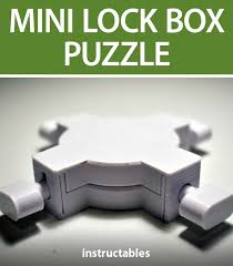 In 3d printing, games, uncategorized. Miniature Lock Box Puzzle 3d Printed Lockbox Mini Lock Box Key Box
