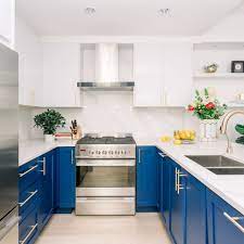 There are 22628 navy blue kitchen decor for sale on etsy, and they cost $25.72 on average. Blue Kitchen Ideas Blue Cabinets And Blue Kitchen Decor Carpet One Floor Home