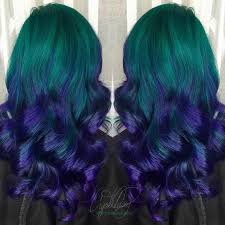 Purple to dark blue ombre hair. 41 Bold And Beautiful Blue Ombre Hair Color Ideas Page 3 Of 4 Stayglam