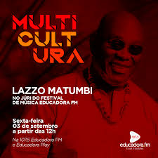 Para terminar bem a semana, Renato Cordeiro conversa com Lazzo Matumbi, um  dos integrantes da Comissão Especial Julgadora do 19º Festival de Música  Educadora FM. No papo, o cantor e compositor comenta