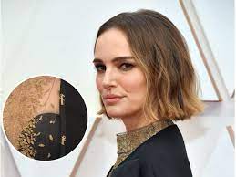 Natalie Portman: Natalie Portman makes a powerful statement at Oscars with  her Dior cape - The Economic Times