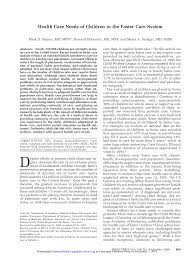 See full list on dcyf.wa.gov Http Ohioaap Org Wp Content Uploads 2015 05 Simms Health Care Needs Of Children In The Foster Care System Pdf