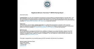 To become an rbt, you must complete the 40 hour coursework, pass the competency assessment and take the certification exam. Rbt Certificate Portfolium