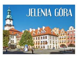 Widok na pierzeję maślaną (nazwa od asortymentu jakim handlowano w ratusz miejski z siedmioma domami, pl. Jelenia Gora Rynek Panorama Magnes Na Lodowke 9602658446 Allegro Pl