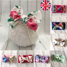 Babies Hair Accessories Lovely Baby Cotton Big Bow Tie Head Wrap Turban Top Knot Headband Newborn Girl Baby Toddler Clothing Shoes Accessories