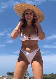 But we didn't see that part. Abbie Chatfield Shares Unedited Bikini Snaps With A Powerful Message Beauty Crew