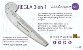 Disenadores Y Modistas Esta Regla Les Va A Encantar Ya Que Incluye La Curva Sastre La Curva Franc Reglas De Costura Material De Costura Patrones De Costura