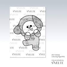 All cartoon characters from the famous group bts. Kpop Coloring Pages Bt21 Exeranmat Coloring