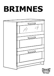 We wanted the design to work for elegant glass drawers as well as trouser hangers and shoe shelves. Brimnes Chest Of 3 Drawers White Frosted Glass Ikeapedia
