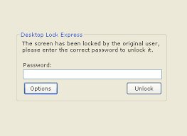 Lock my pc is a good, trial version progra. Screen Lock Desktop Lock Express Free Download