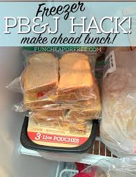 Freezer Sandwich Ideas For Lunch Fun Cheap Or Free Freezer Lunches Freezer Sandwiches Pb And J Sandwiches