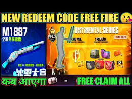 They will give you a free redeem code for free diamonds. New M1887 Gun Skin Event Free Fire New Redeem Code Ffcs