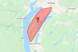 According to bc hydro, as of 9 a.m. Bird Sparks Fire Power Outage In Vernon S Unexploded Ordinances Area Lake Country Calendar