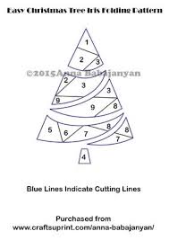 Step by step diagrams are probably the most popular and easiest to follow way to show how to fold things out of paper. Easy Christmas Tree Iris Folding Pattern Cup658801 96 Craftsuprint