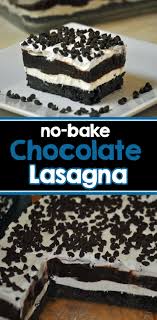 Masuk kali ni dah version ke 7 saya. Chocolate Lasagna No Bake Dessert Mommy S Fabulous Finds